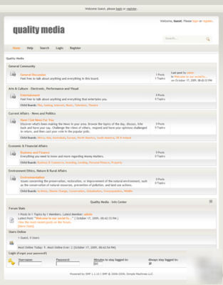 Online discussion forum message board website for sale