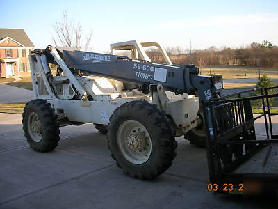 2002 terex/bpi shooting boom forklift