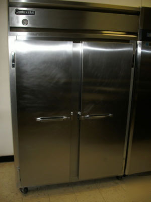 Continental model 2R stainless steel double door uprigh