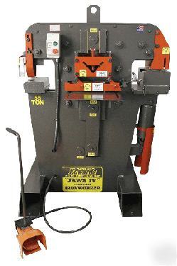 Edwards iron worker jaws iv 55 ton metal notcher