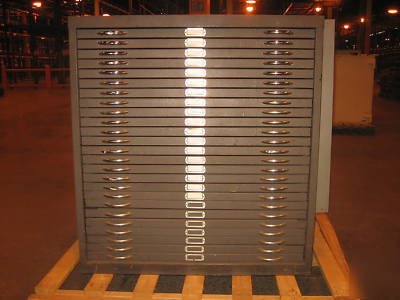Heavy duty 25 drawer parts & tool storage cabinet,used
