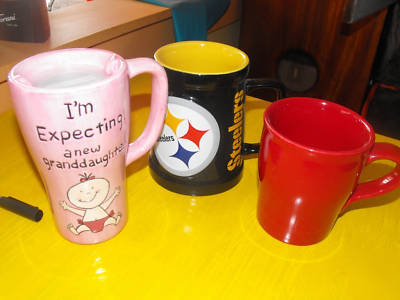 New wholesale lot of 36 coffee mugs & cups asstd resale