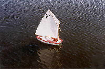 Optimist 1/4 scale remote control r/c sailboat business