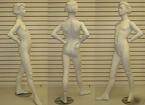 White color full size girl mannequin k-1667