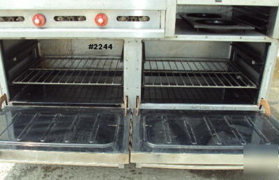 Commercial stove, grill, double oven- by vulcan