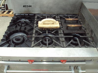 Commercial stove, grill, double oven- by vulcan