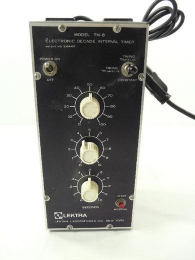 Lektra labs electronic decade interval timer tm-8