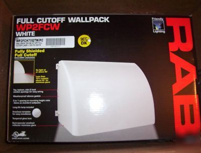 Rab lighting full cutoff wallpack great outside light