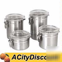 2DZ update 3Â½ cup storage canisters w/ plastic lids
