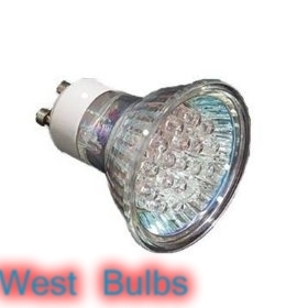3 x GU10 60 led energy save spot light bulb day white 