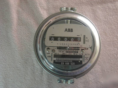 Abb single-stator watthour meter type AB1