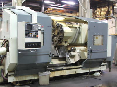 Cnc lathe le blond baron 60 fanuc 18 t steady $ reduced