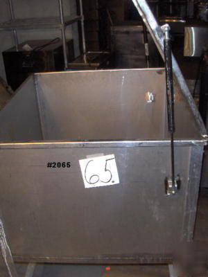 Commercial stainless steel food container