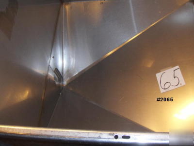 Commercial stainless steel food container