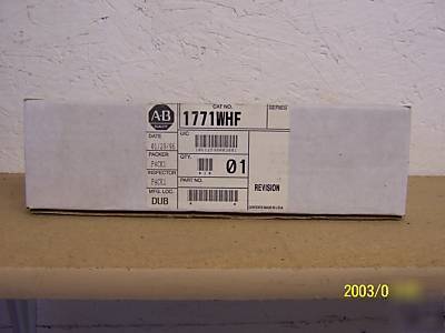 New 1771-whf allen bradley plc 5 wiring arm 1771WHF G3