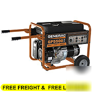 New generac 5736 gp series 5500 watt portable generator
