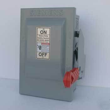 New siemens HNF261 30A 3P hvyduty nf safety switch 600V