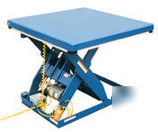 Scissor lift table, 2-tons, 40