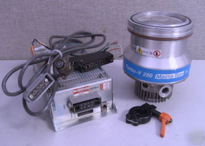 Varian turbo-v 250 macro torr vacuum pump w/ controller