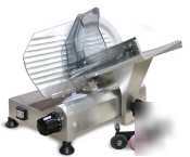 Omcan meat slicer w/ removeable blade sharpener