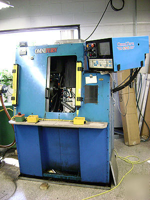 Omniturn gt cnc turning center with bar feed & tooling 