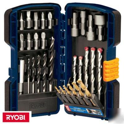 Ryobi RTC0030A 30 piece mixed drilling & driving set