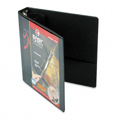 Easyopen lock round ring binder 1-1/2IN cap black