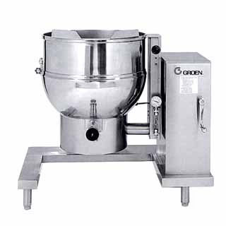 Groen dee/4-40 kettle, electric, floor mount, w/crank 