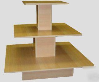 New display table 3 tier square ***will deliver***