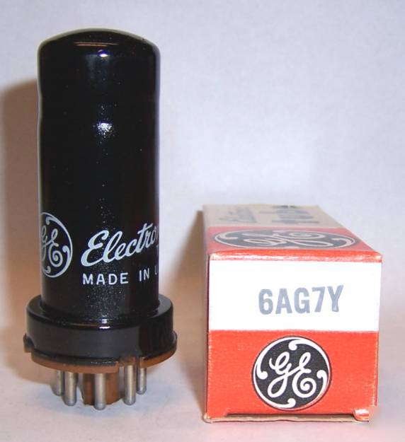 New in box ge 6AG7Y ham transmitter driver tube - 6AG7