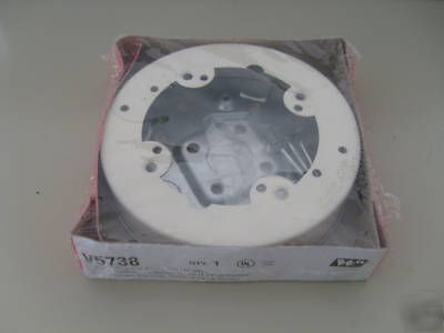 V5738 wiremold fixture box solid base round 4-3/4
