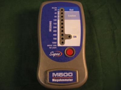 Supco M500 megohmmeter - no 