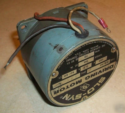 Superior electric slo-syn driving motor model ss-50