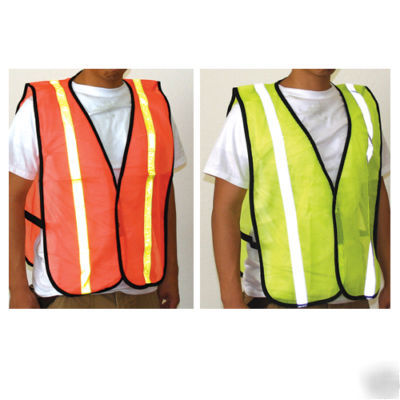 Yellow or orange safety vest meets mutcd standards