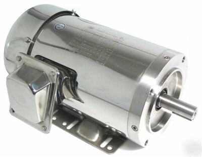 2HP, stainless steel electric motor, 145TC 1800 2 hp