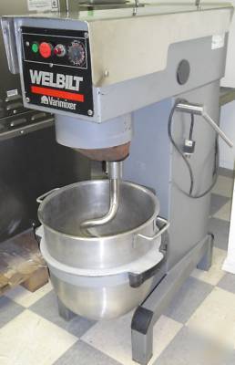 40 qt dough mixer varimixer welbilt commercial 