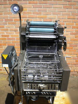 Ab dick 9810 xcs 2 color offset printing press