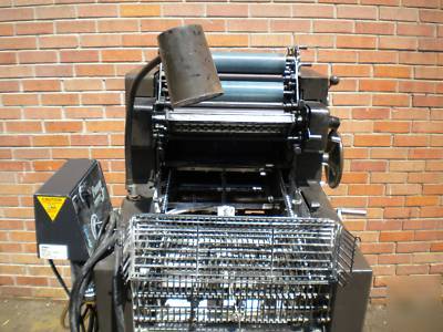 Ab dick 9810 xcs 2 color offset printing press