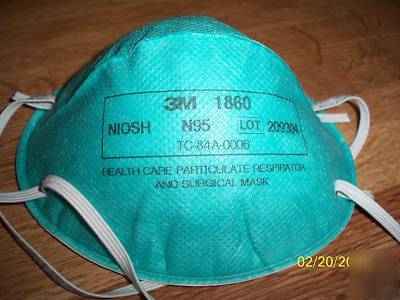 3M 1860/N95 respirator/surgical masks 120/case