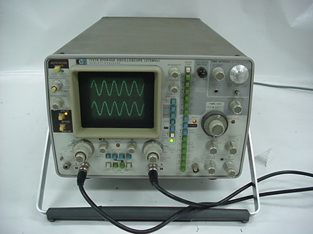 Agilent hp 1727A storage oscilloscope 275 mhz - tested