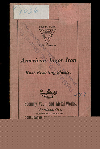 American ingot iron trade catalog 1909 metal work pipes