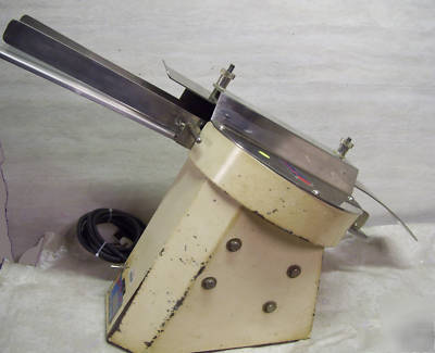 Automatic bagel slicing slicer machine moline # 250 