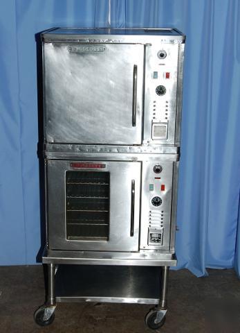 Blodgett double-stack 1/2-size electric convection oven