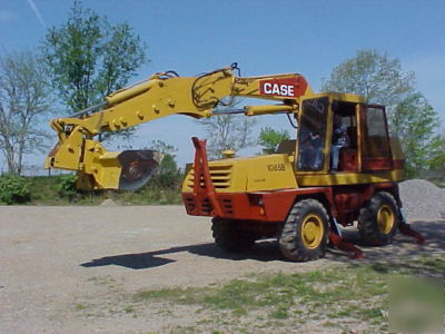 Case 1085B cruz-air 6 cylinder diesel backhoe/excavator