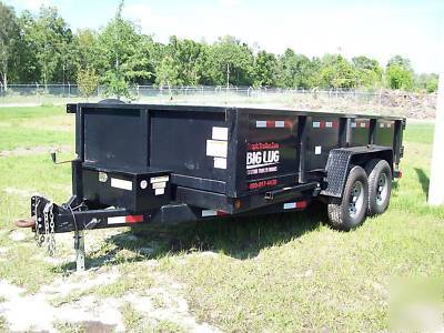 Dump trailer,big lug,80