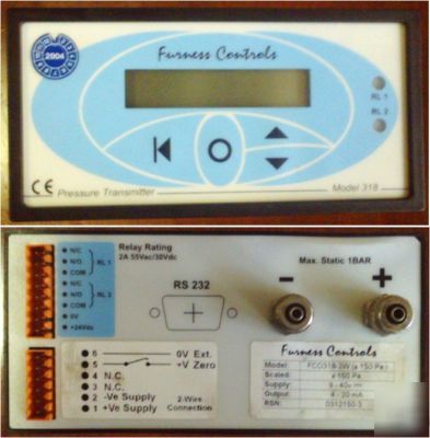 Furness controls FCO318 low differential air pressures