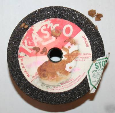 Kasco abrasive 6 qty diff grits grinder cup rep wheels