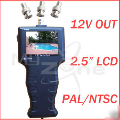 New 2.5 inch lcd palm monitor cctv cameras test/tester 