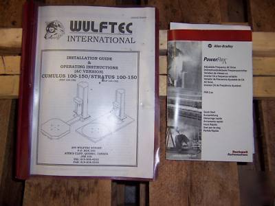 Wulftec stratus 150 stretch wrapper wlp-150 w/ ramp