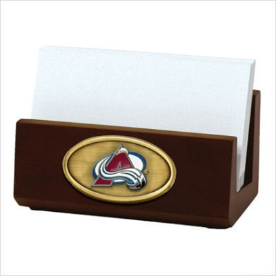 Colorado avalanche business card holder